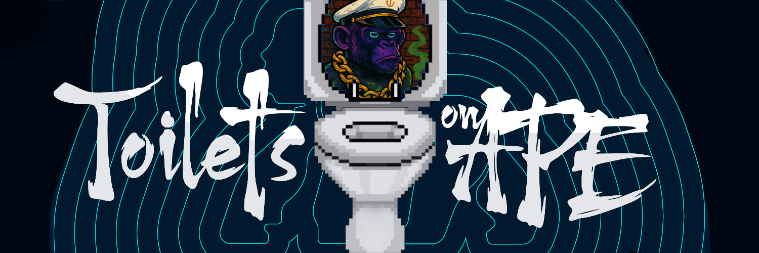 Toilets on Ape banner
